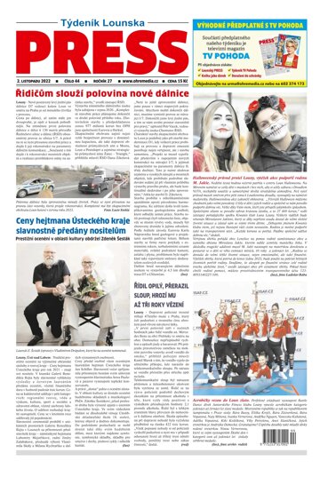 Obálka e-magazínu Lounský press 44/2022