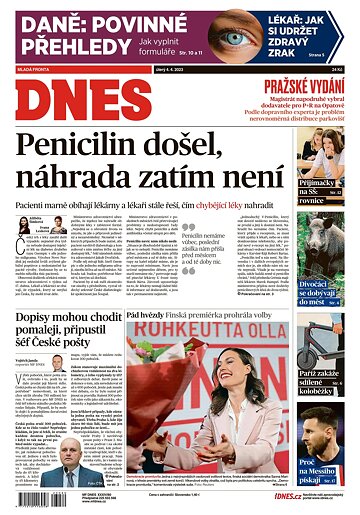 Obálka e-magazínu MF Dnes 4.4.2023