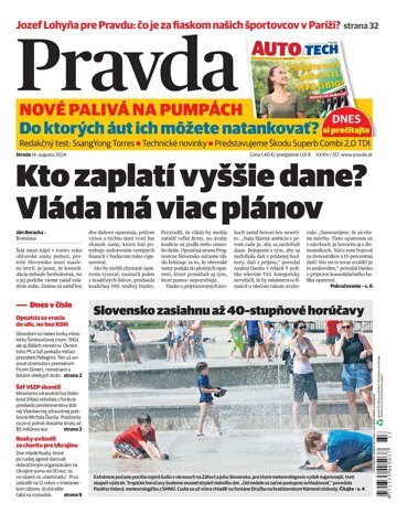 Obálka e-magazínu Pravda 14. 8. 2024