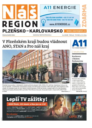 Obálka e-magazínu Náš Region - Plzeňsko 40/2024