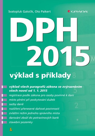 Obálka knihy DPH 2015