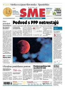 Obálka e-magazínu SME 9.10.2014