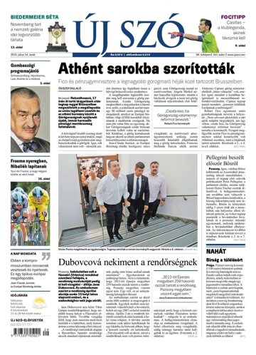 Obálka e-magazínu Új Szó 14.7.2015