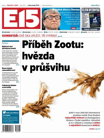 Obálka e-magazínu E15 25.1.2019