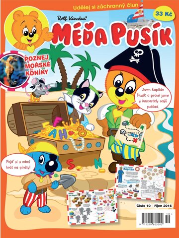 Obálka e-magazínu Méďa Pusík 10/2015