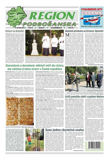 Obálka e-magazínu Region Podbořanska 29/2016