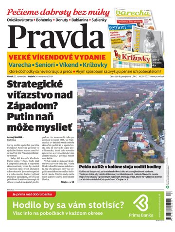 Obálka e-magazínu Pravda 22. 11. 2024