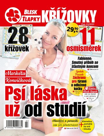 Obálka e-magazínu Blesk Tlapky Křížovky 3/2025