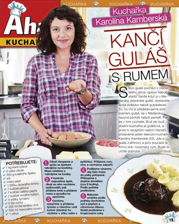 Obálka e-magazínu Příloha AHA Kuchačka - 18.2.2016