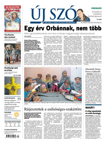 Obálka e-magazínu Új Szó 1.10.2016