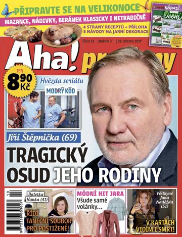 Obálka e-magazínu AHA! pro ženy 28.3.2017