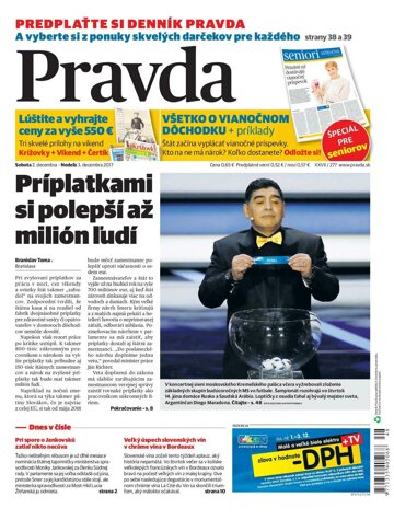 Obálka e-magazínu Pravda 2.12.2017