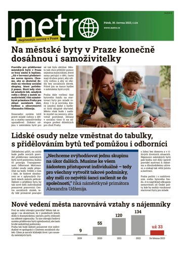 Obálka e-magazínu deník METRO 30.6.2023