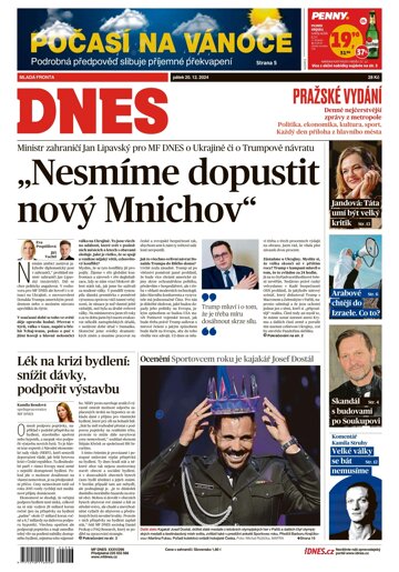 Obálka e-magazínu MF Dnes 20.12.2024