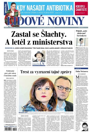 Obálka e-magazínu Lidové noviny 11.1.2017