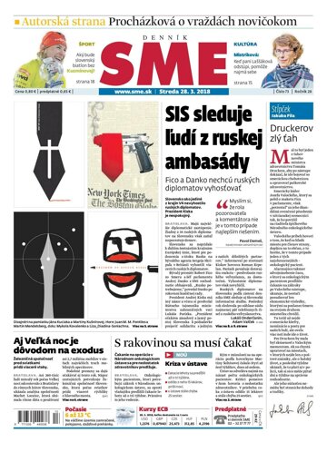 Obálka e-magazínu SME 28.3.2018