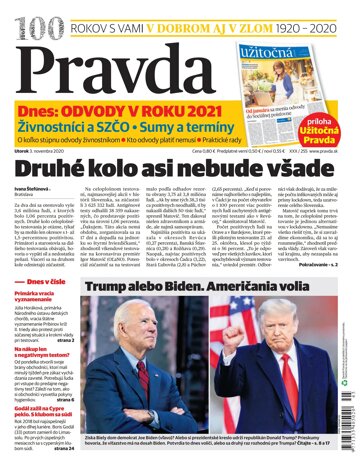 Obálka e-magazínu Pravda 3. 11. 2020