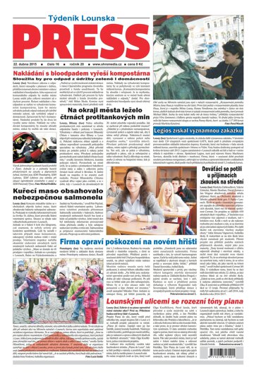 Obálka e-magazínu Lounský press 16/2015