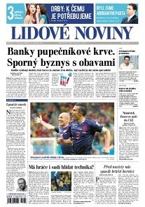 Obálka e-magazínu Lidové noviny 14.6.2014