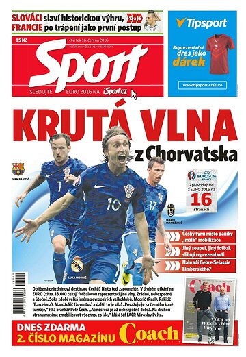 Obálka e-magazínu Sport 16.6.2016