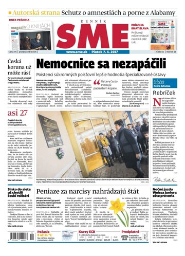 Obálka e-magazínu SME 7.4.2017