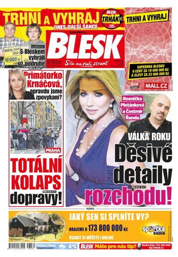 Obálka e-magazínu Blesk 14.3.2018