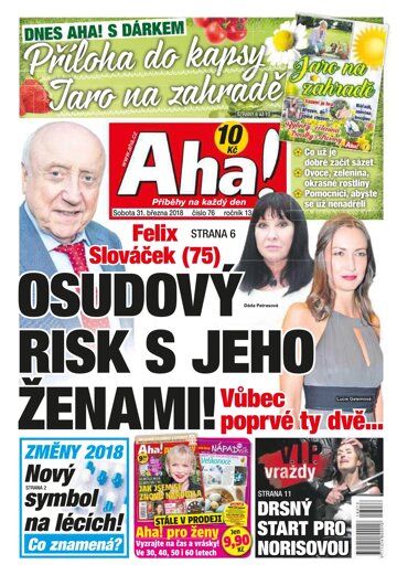 Obálka e-magazínu AHA! 31.3.2018