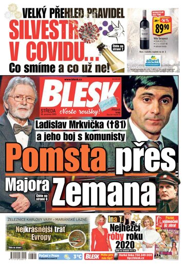 Obálka e-magazínu Blesk 30.12.2020