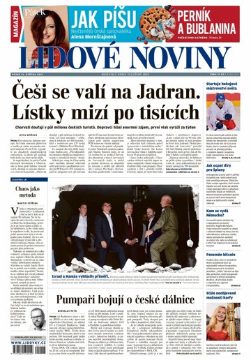 Obálka e-magazínu Lidové noviny 21.5.2021