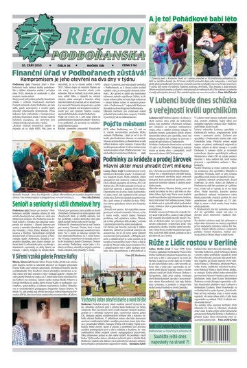 Obálka e-magazínu Region Podbořanska 36/2015