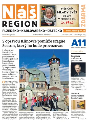 Obálka e-magazínu Náš Region - Ústecko 4/2025