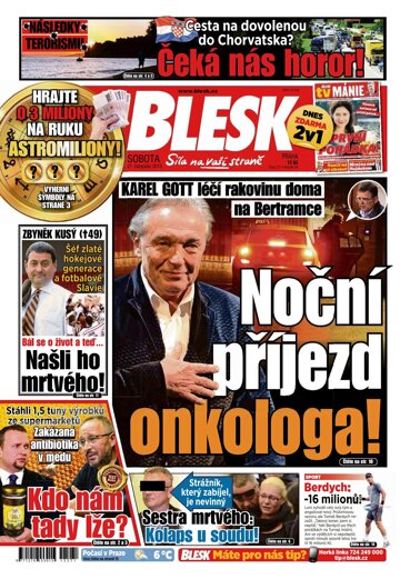 Obálka e-magazínu Blesk 21.11.2015