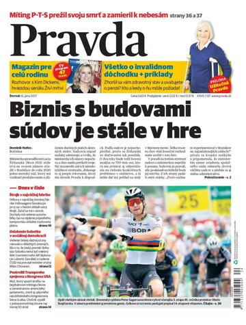 Obálka e-magazínu Pravda 15.6.2017