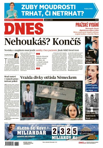 Obálka e-magazínu MF Dnes 8.6.2018