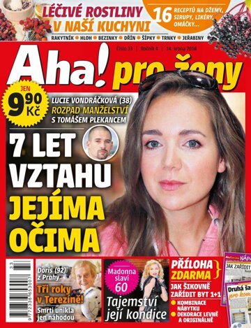 Obálka e-magazínu AHA! pro ženy 33/2018