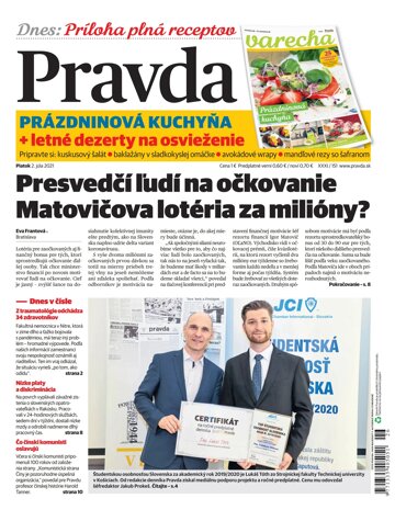 Obálka e-magazínu Pravda 2. 7. 2021