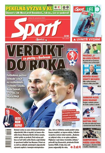 Obálka e-magazínu Sport 14.12.2021