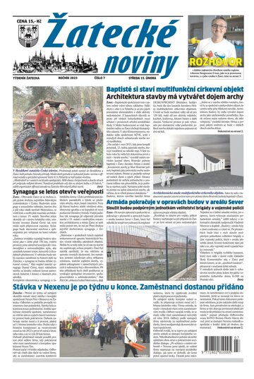 Obálka e-magazínu Žatecké noviny 7/23