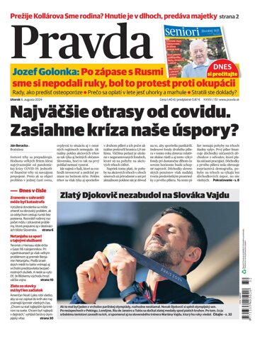 Obálka e-magazínu Pravda 6. 8. 2024