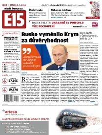 Obálka e-magazínu E15 5.3.2014