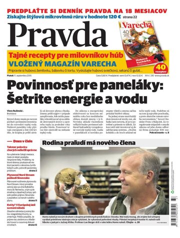 Obálka e-magazínu Pravda 11.9.2015