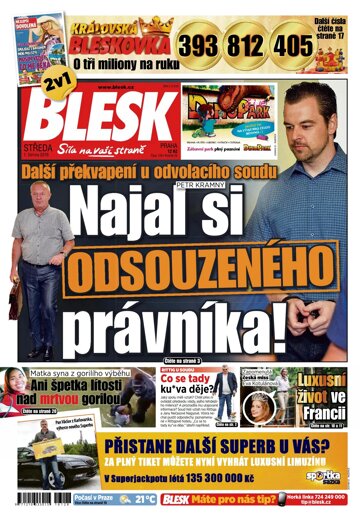 Obálka e-magazínu Blesk 1.6.2016