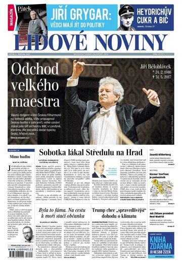 Obálka e-magazínu Lidové noviny 2.6.2017