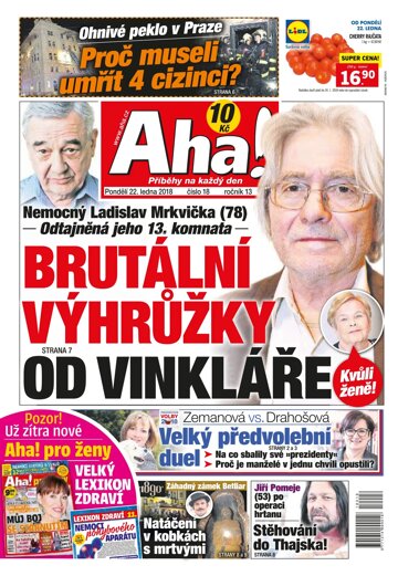 Obálka e-magazínu AHA! 22.1.2018