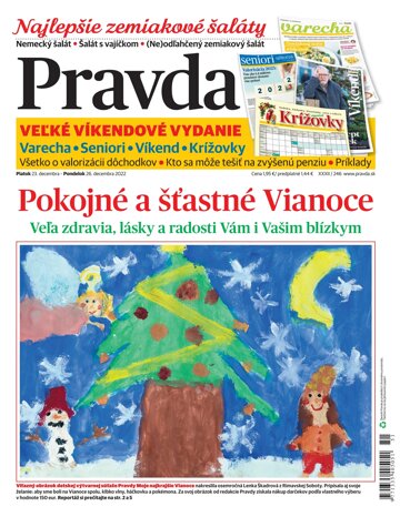 Obálka e-magazínu Pravda 23. 12. 2022