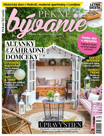 Obálka e-magazínu Pekné bývanie 7/2021