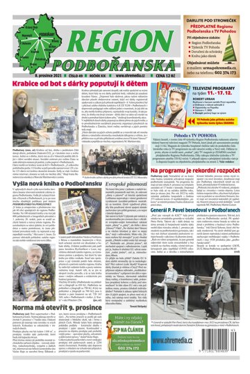 Obálka e-magazínu Region Podbořanska 49/2021