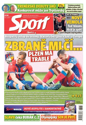 Obálka e-magazínu Sport 29.7.2023