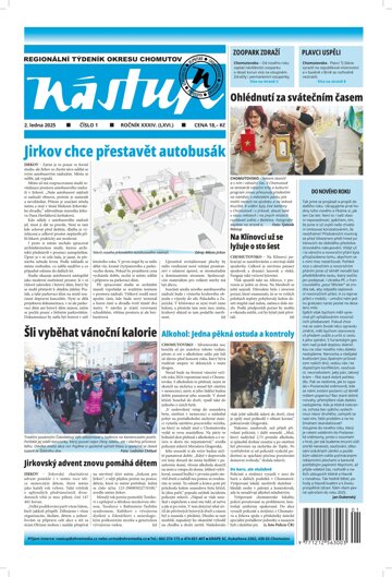 Obálka e-magazínu Nástup 1/25