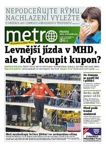 Obálka e-magazínu deník METRO 4.11.2014